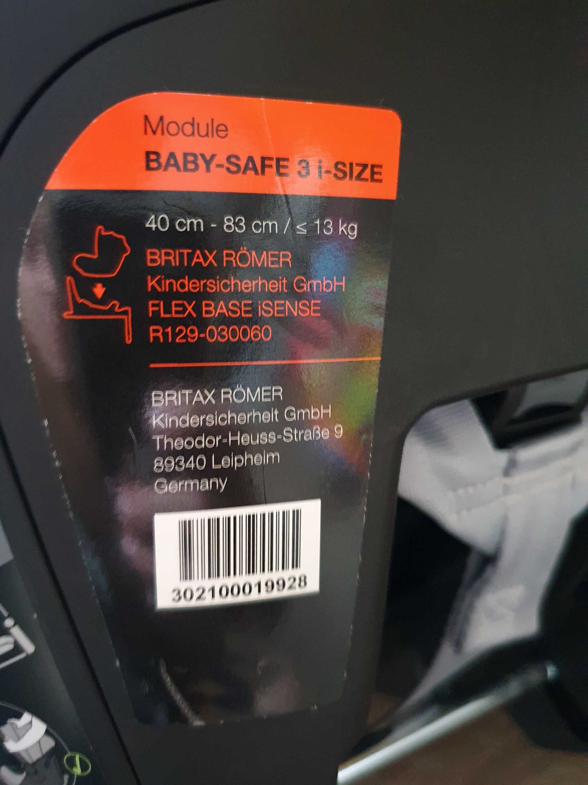 Fotelik Britax Romer Baby Safe 3 i-size