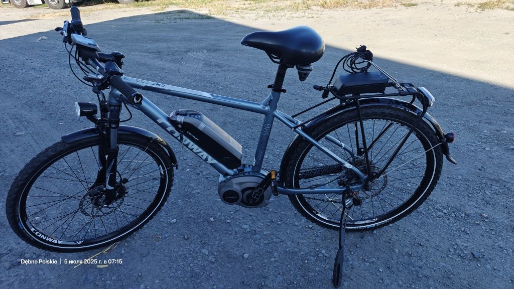 Rower elektryczny Conway EMC 500, 26", Bosch