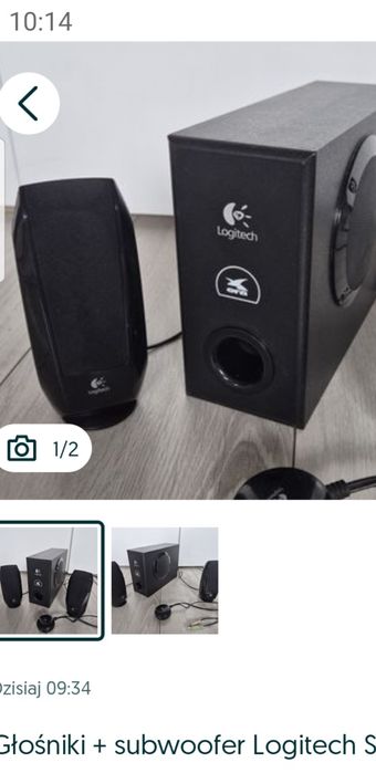 Głośniki + subwoofer  Logitech  S-220