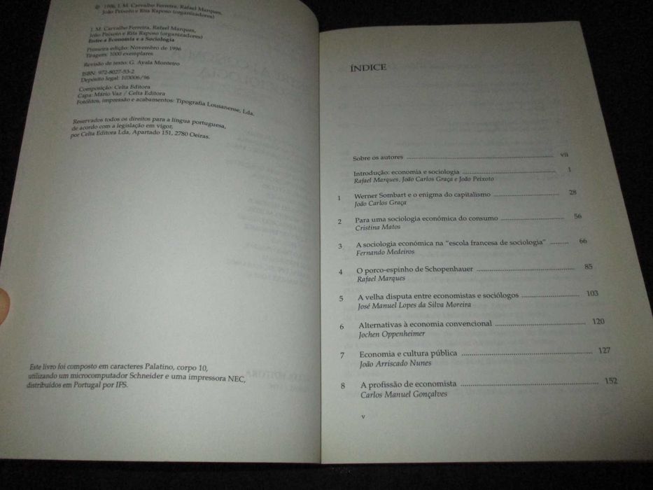 Livro Entre a Economia e a Sociologia Celta