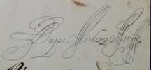 RAROS Autógrafos de 1756 do Traidor DUQUE DE AVEIRO e do REI D. JOSÉ I