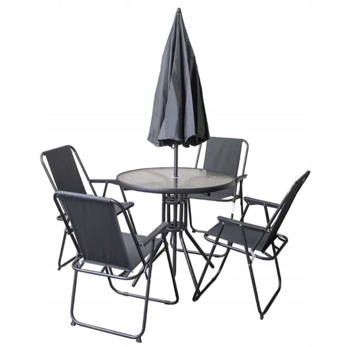 Meble ogrodowe plus parasol