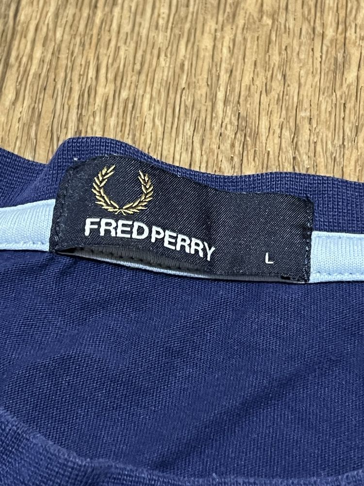 Футболка Fred Perry оригинал L streetwear лампасы