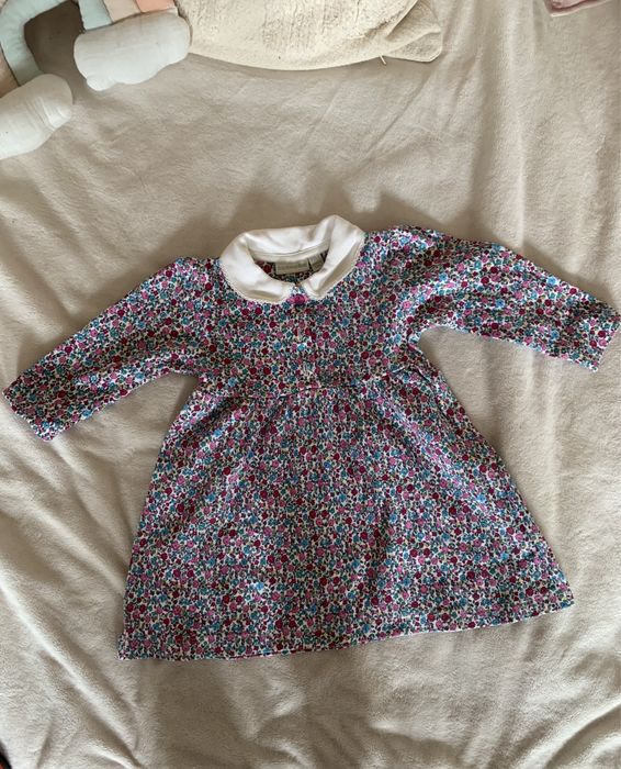 Sukienka w kwiaty JoJo Maman Bébé 6-12 miesięcy