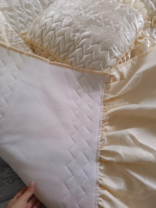 Conjunto de decoração cama de casal (como novo)