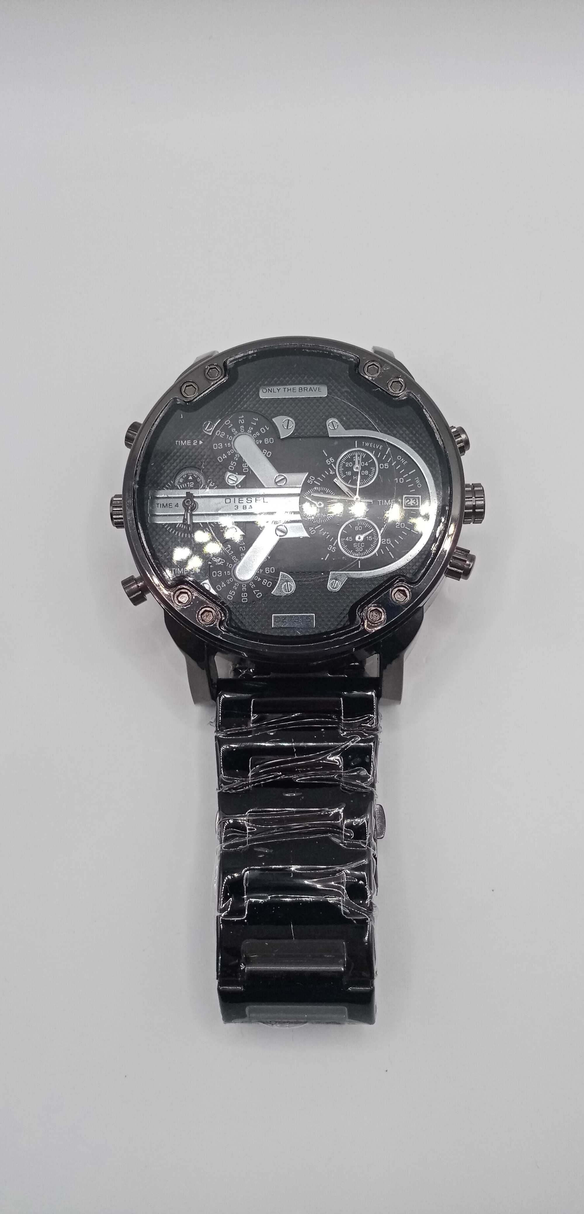 Чоловічий наручний годинник Diesel DZ7315 7699 Black Silver