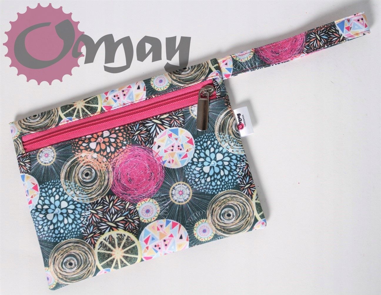 organizer OBAG STANDARD +KOSMETYCZKA koła róż 2 kieszenie OMAY.PL