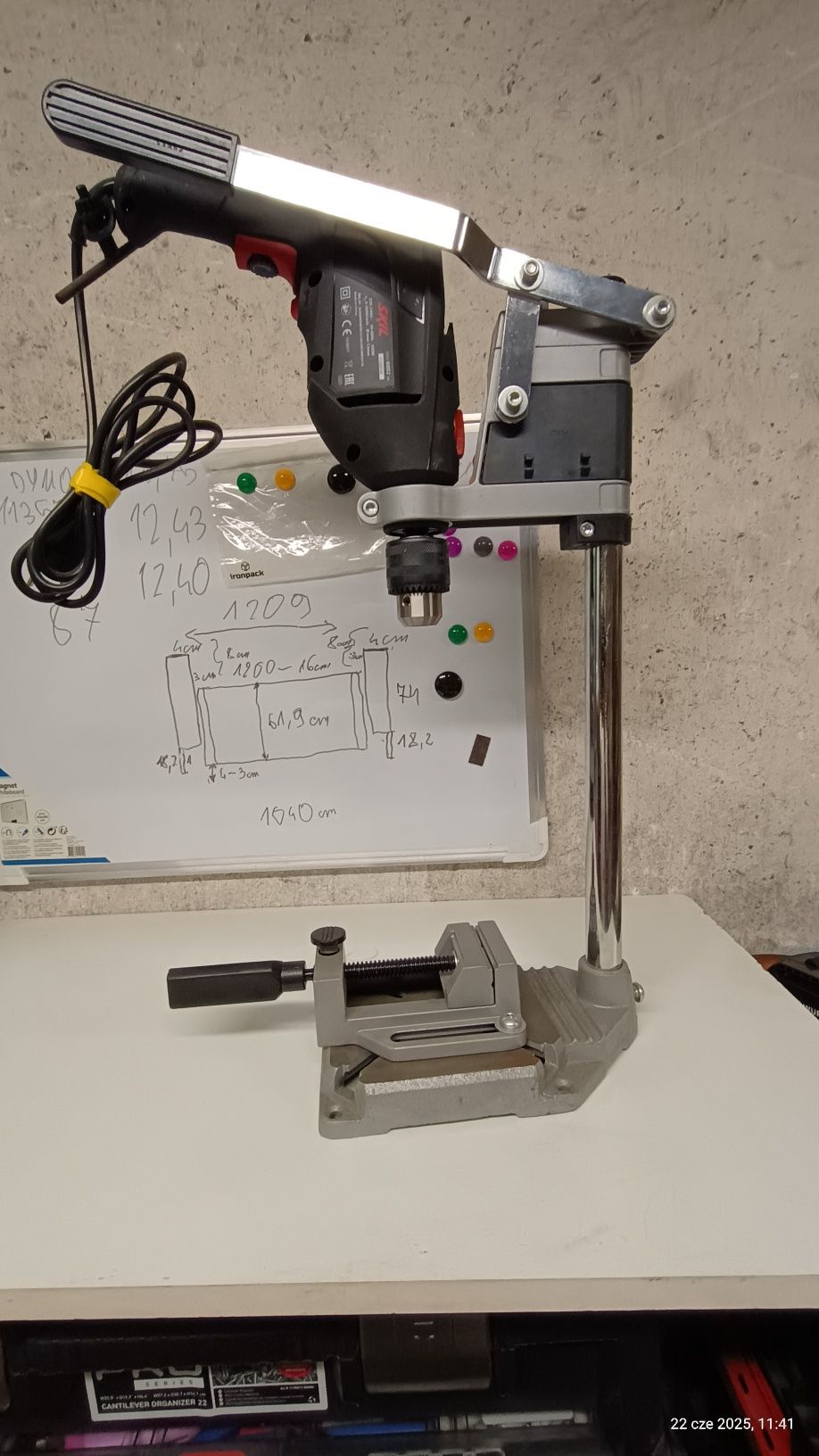 Stojak wiertarski Powerfix wiertarka z udarem Skil 500w z udarem BDB