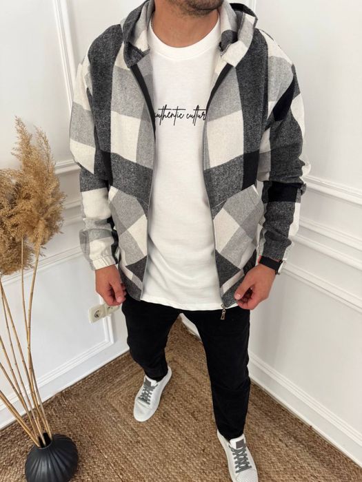 Чоловіча стильна кофта -сорочка байка