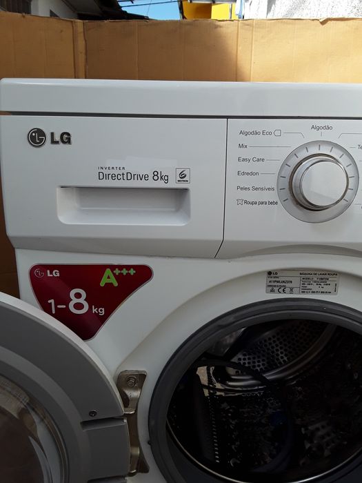 Máquina de lavar roupa LG A++ 8KG