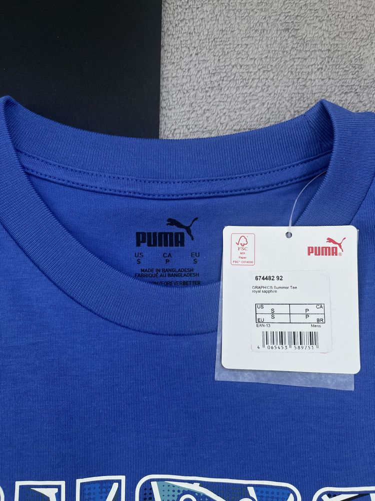 ОРИГІНАЛ | Футболка чоловіча Puma Graphics Royal Sapphire | мужская