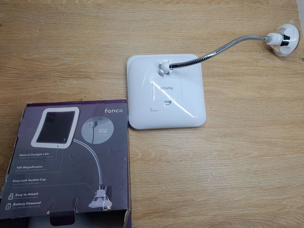 Fancii mira plus elastyczne lusterko powiększające 10x lampka led