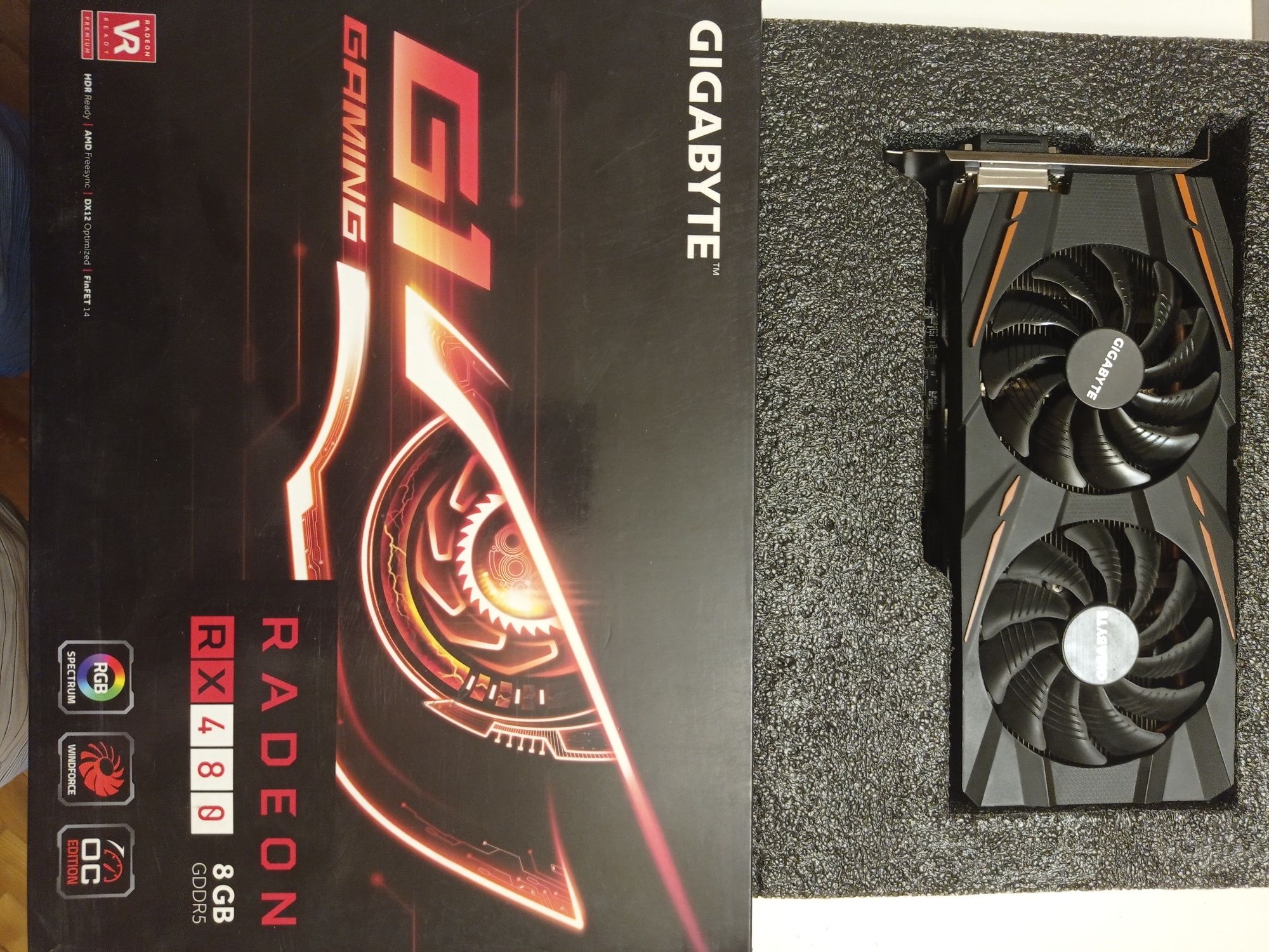 AMD Radeon RX 480 Gaming 8g  256bit