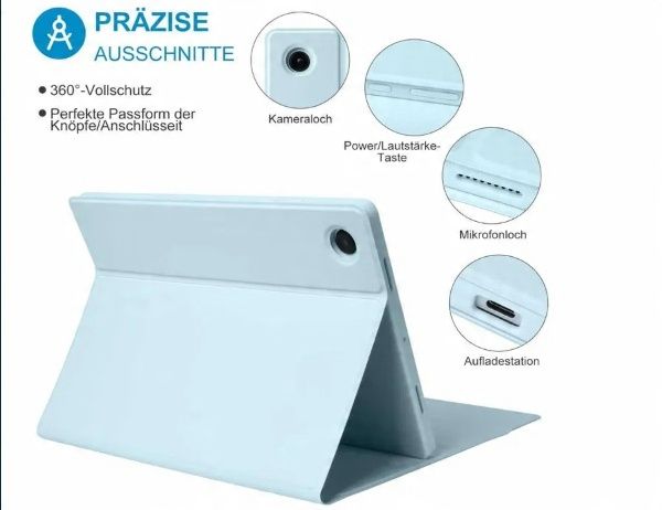 aMZCaSE Etui na klawiaturę do Samsung Galaxy Tab A8 10,5 2022 OPIS