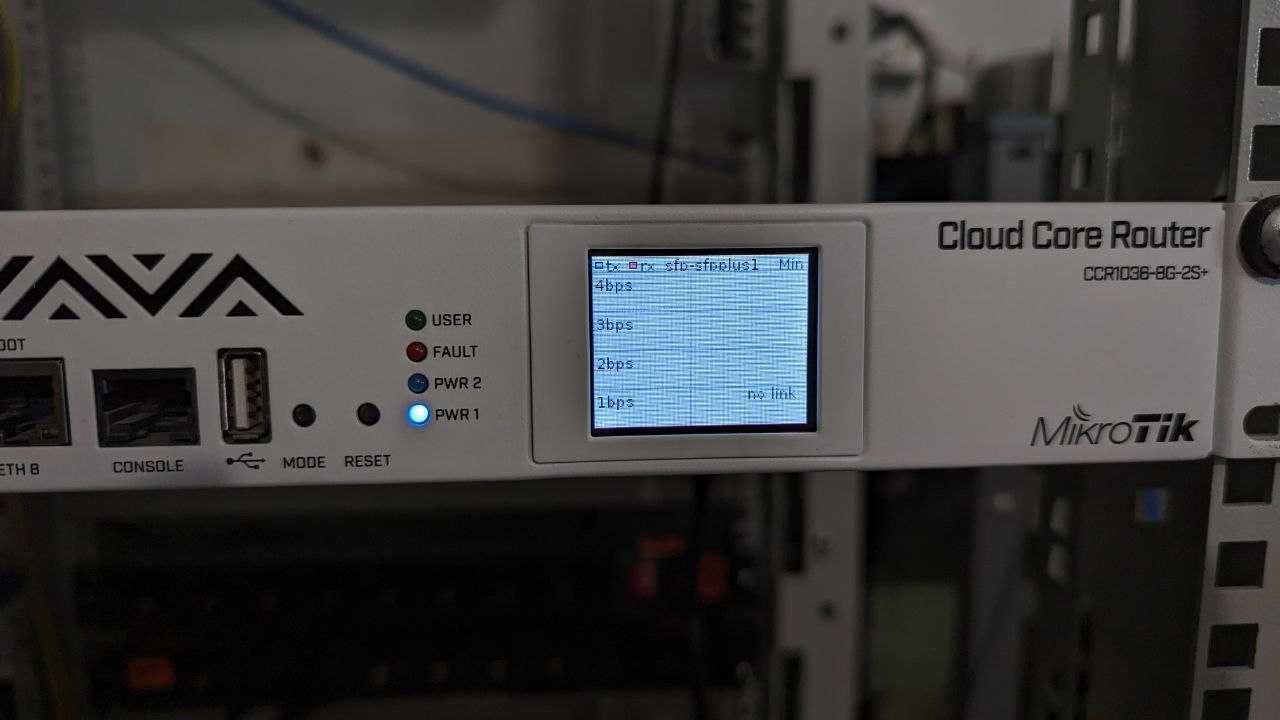 Маршрутизатор Mikrotik CCR1036-8G-2S+