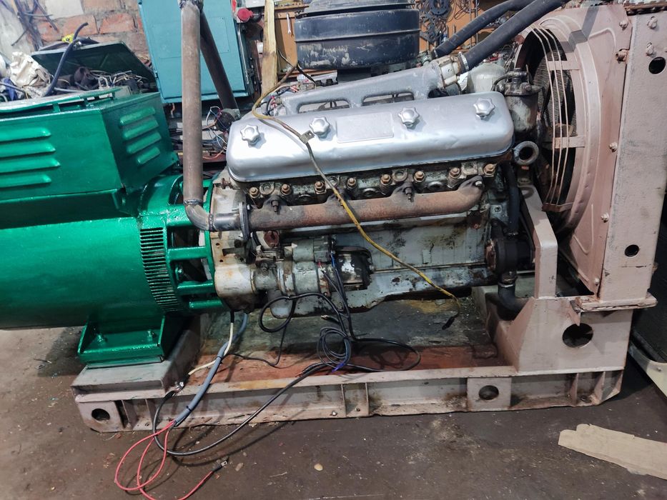 Дизельна  електростанція 100кВт 400В (двигун розморожений)