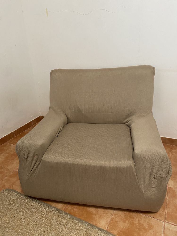 Sofa cama + poltronas