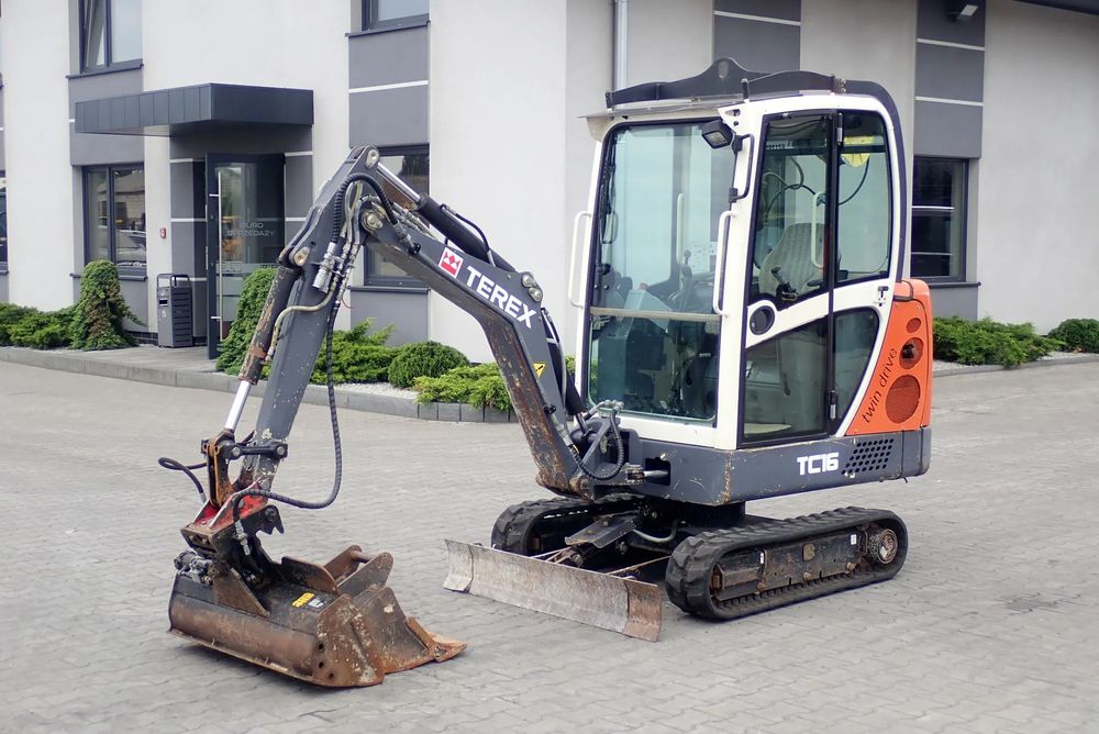 Terex TC 16 TWIN DRIVE  minikoparka gąsienicowa TEREX TC16 TWIN