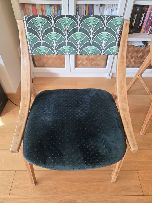 Krzesla skoczek, po renowacji - stan bdb, komplet 4 szt.