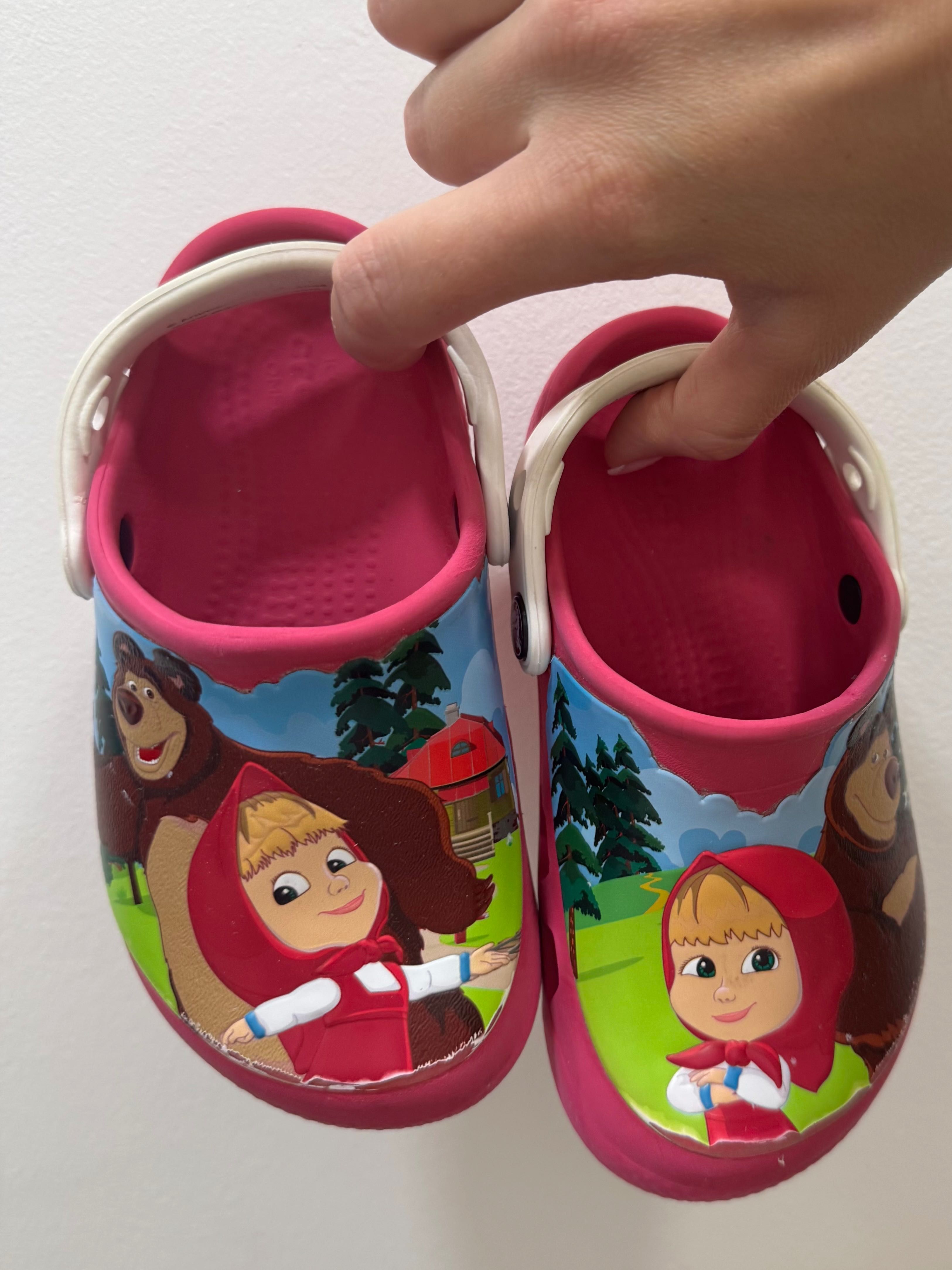 Crocs Masha and the Bear С11 тапки дитячі сабо