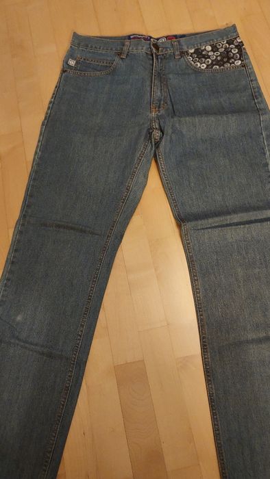 Spodnie jeansowe smokestory L