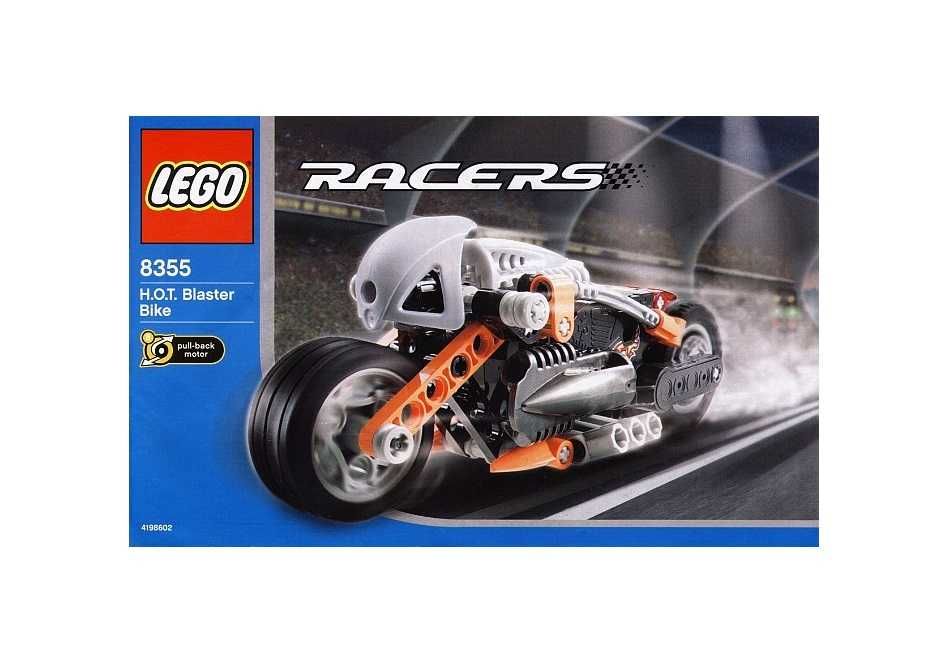 Lego 8355 - Racers H.O.T. Blaster Bike - Vintage - Unikat z 2003r!