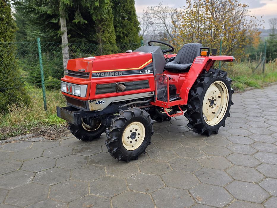 Traktorek YANMAR f195 f215 af fx tur ładowacz mega stan iseki