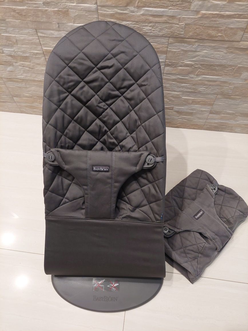 Bujaczek BabyBjorn super stan szary nowy materiał