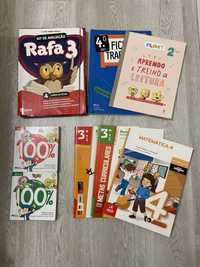 Livros de fichas 1º, 2º, 3º e 4 Ano