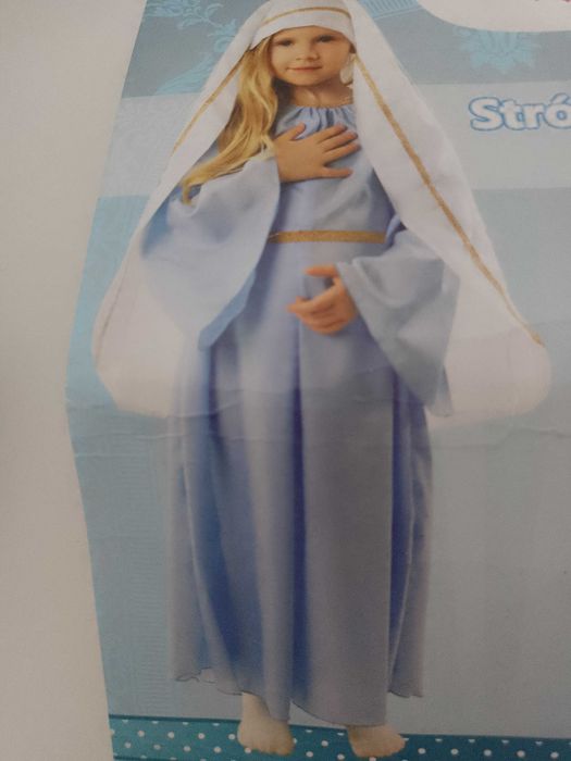 NOWY strój karnawałowy MARYJA MARYI jasełka kostium 98/104 (5)