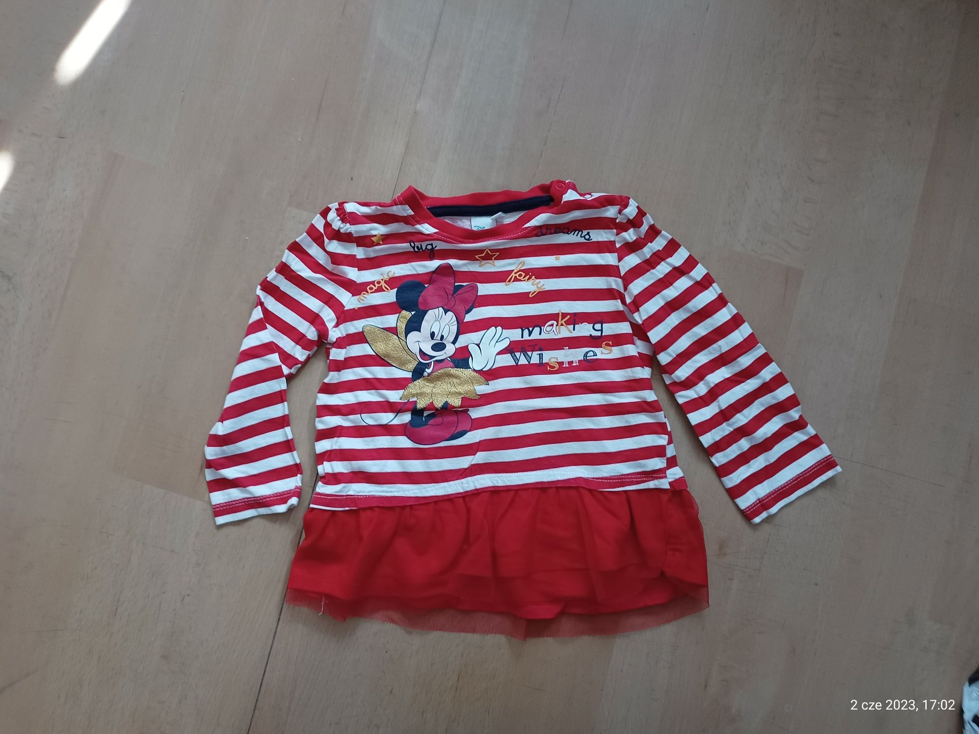 Bluzka bluzeczka T-shirt koszulka tunika Myszka Minnie