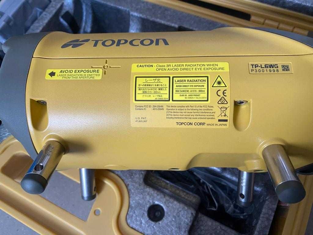 TOPCON TP-L6G Zielony laser rurowy auto-wpasowanie, niwelator do rur