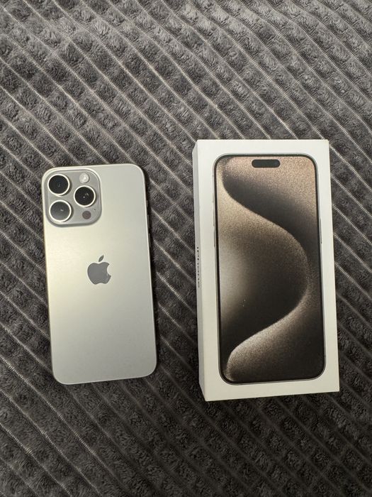 15 Pro Max / 256 gb / Natural Titan / 15 Про Макс (Новый практически)