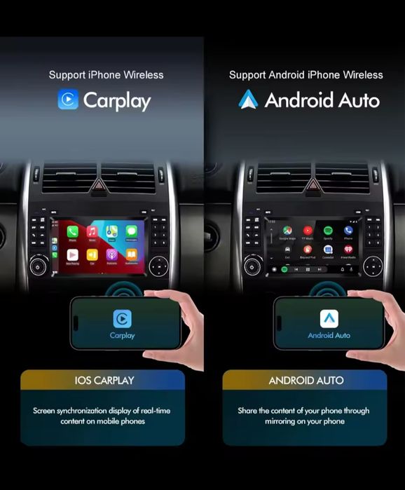 Нова Android магнітола для Мерседес Віто, Спрінтер, А-клас, Б-клас