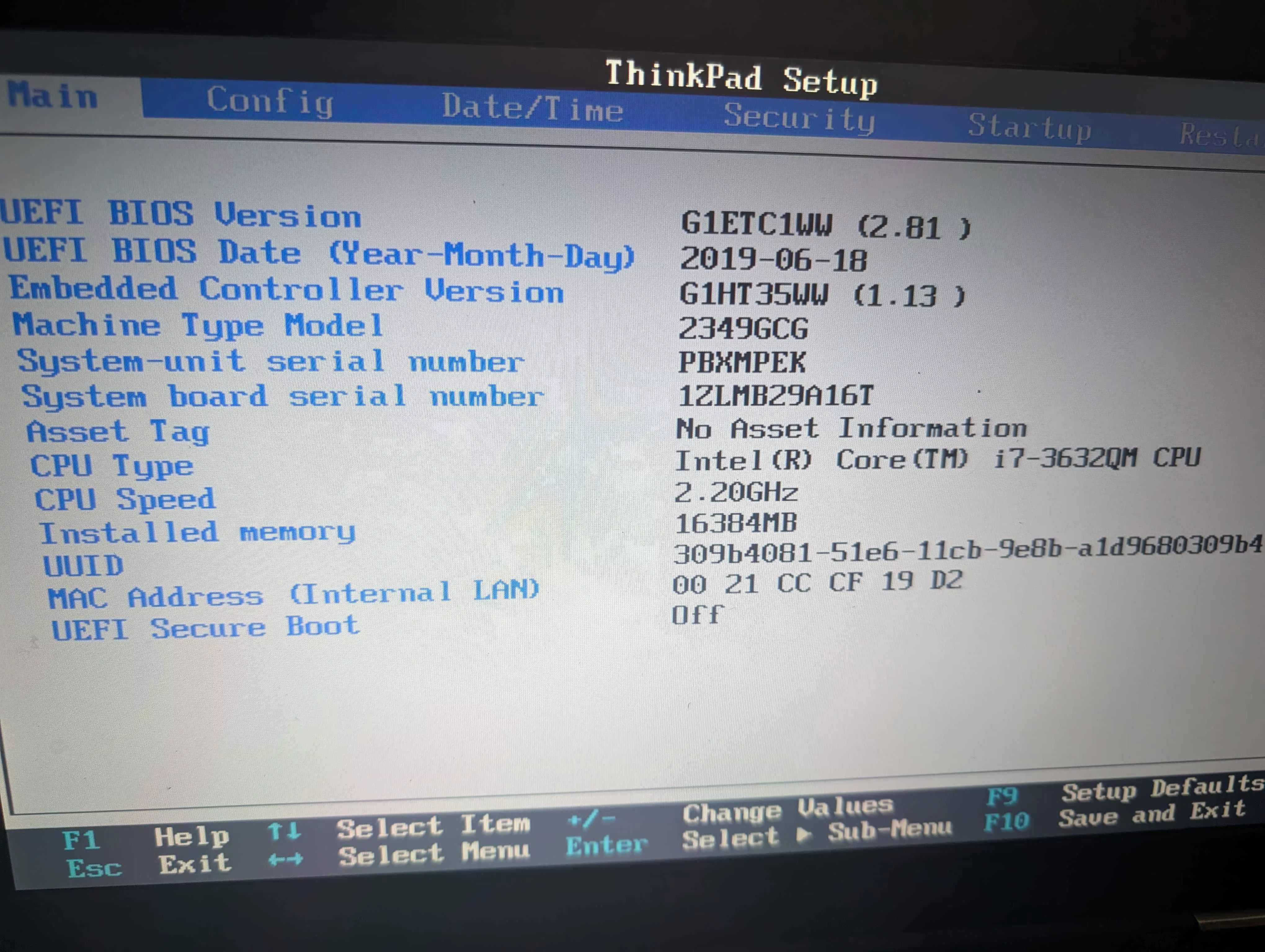 intel i7 3632QM процесcор Socket G2 (4 ядра, 8 потоков) 35W
