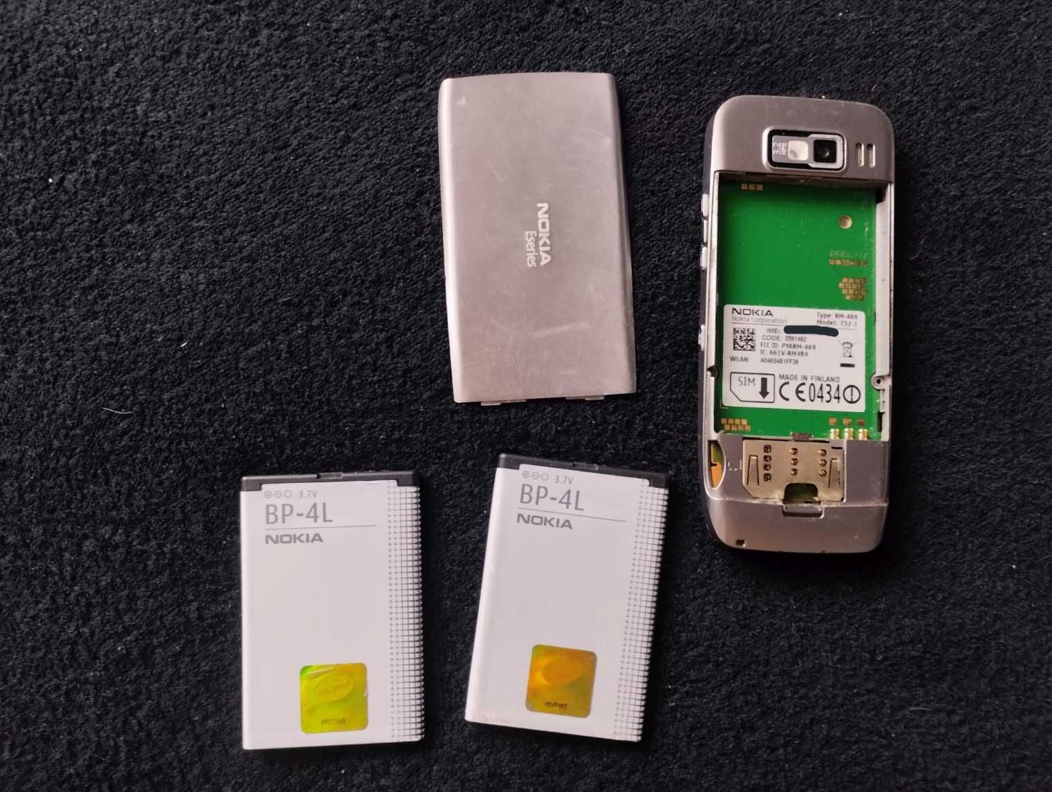 Nokia E52 + 2x oryginalna bateria