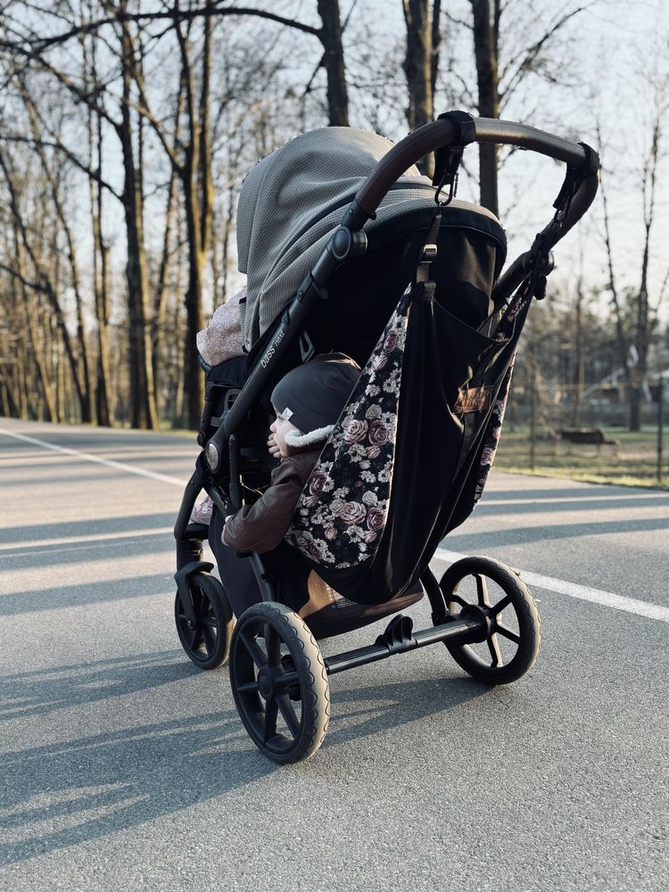 Hamak do wozka z pasem bezpieczeństwa blaben baby black