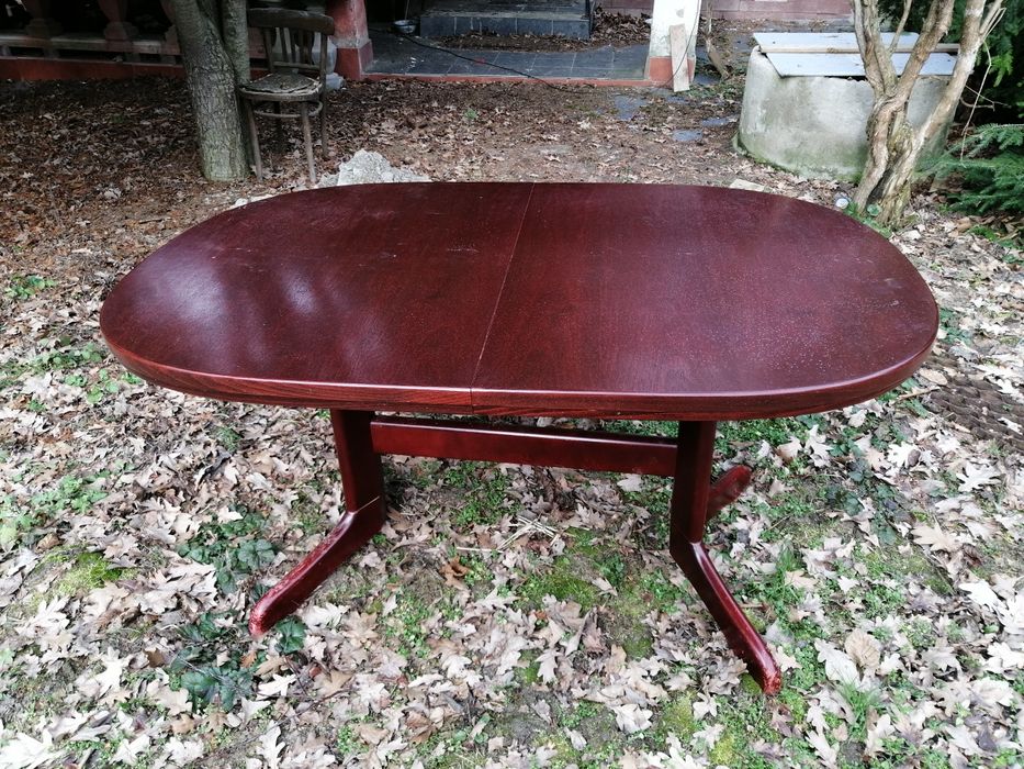 Stół rozsuwany duży. Buk.