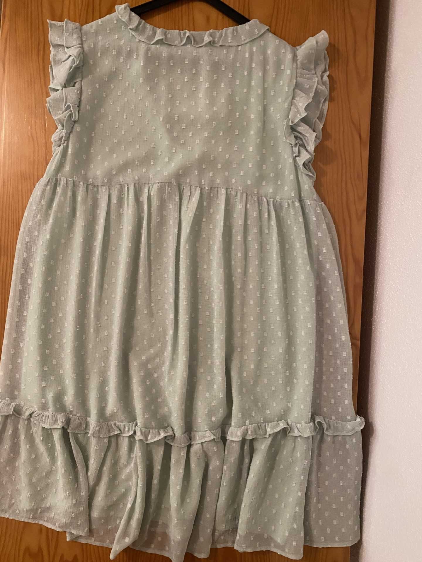 Vestido Zara verde