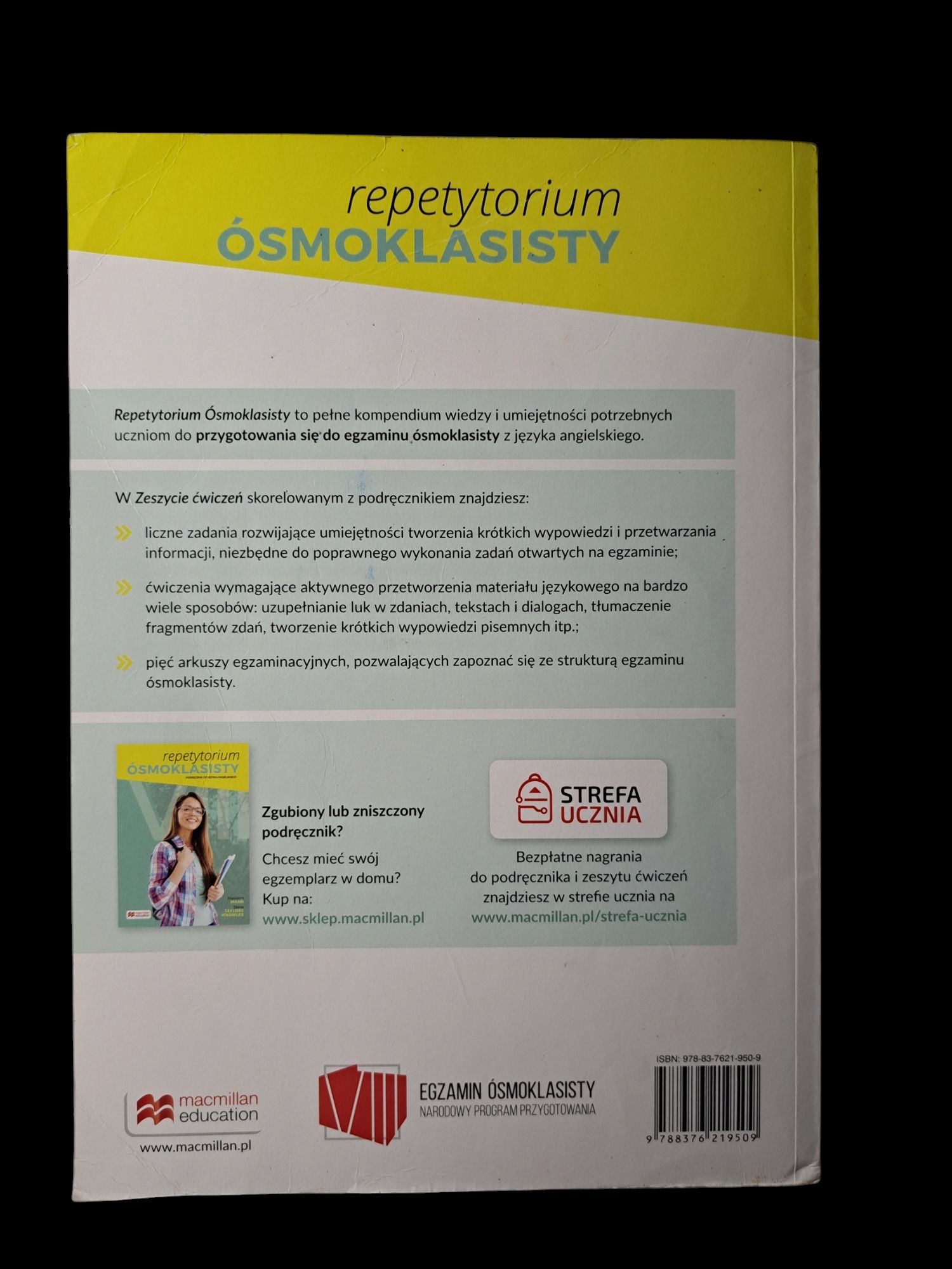 Repetytorium Ósmoklasisty – Zeszyt Ćwiczeń, Język Angielski
