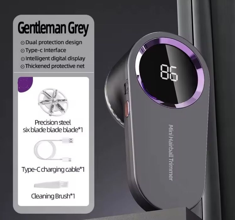 Golarka do ubrań elektroniczna Nowa wyświetlacz Led