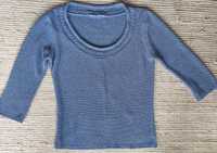 Bluzka sweter ze srebrną nicią rozmiar L