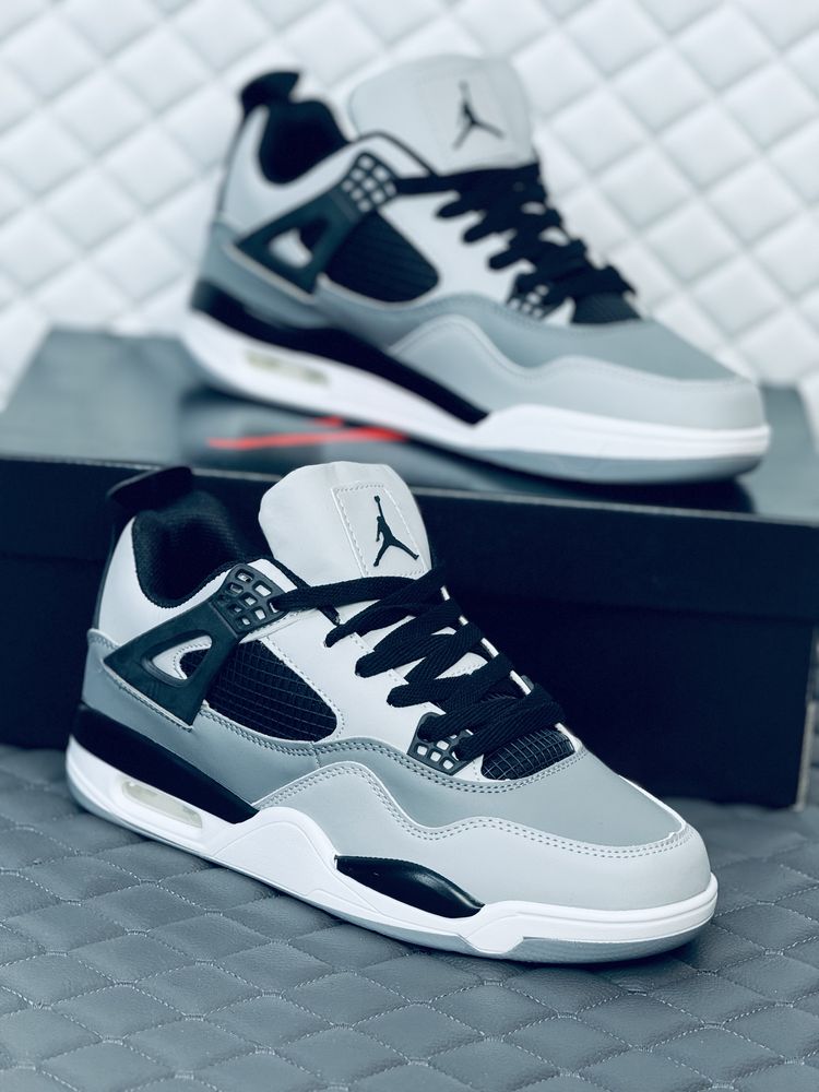 Nike Air Retro Jordan 4 grey кроссовки мужские Найк Джордан 4