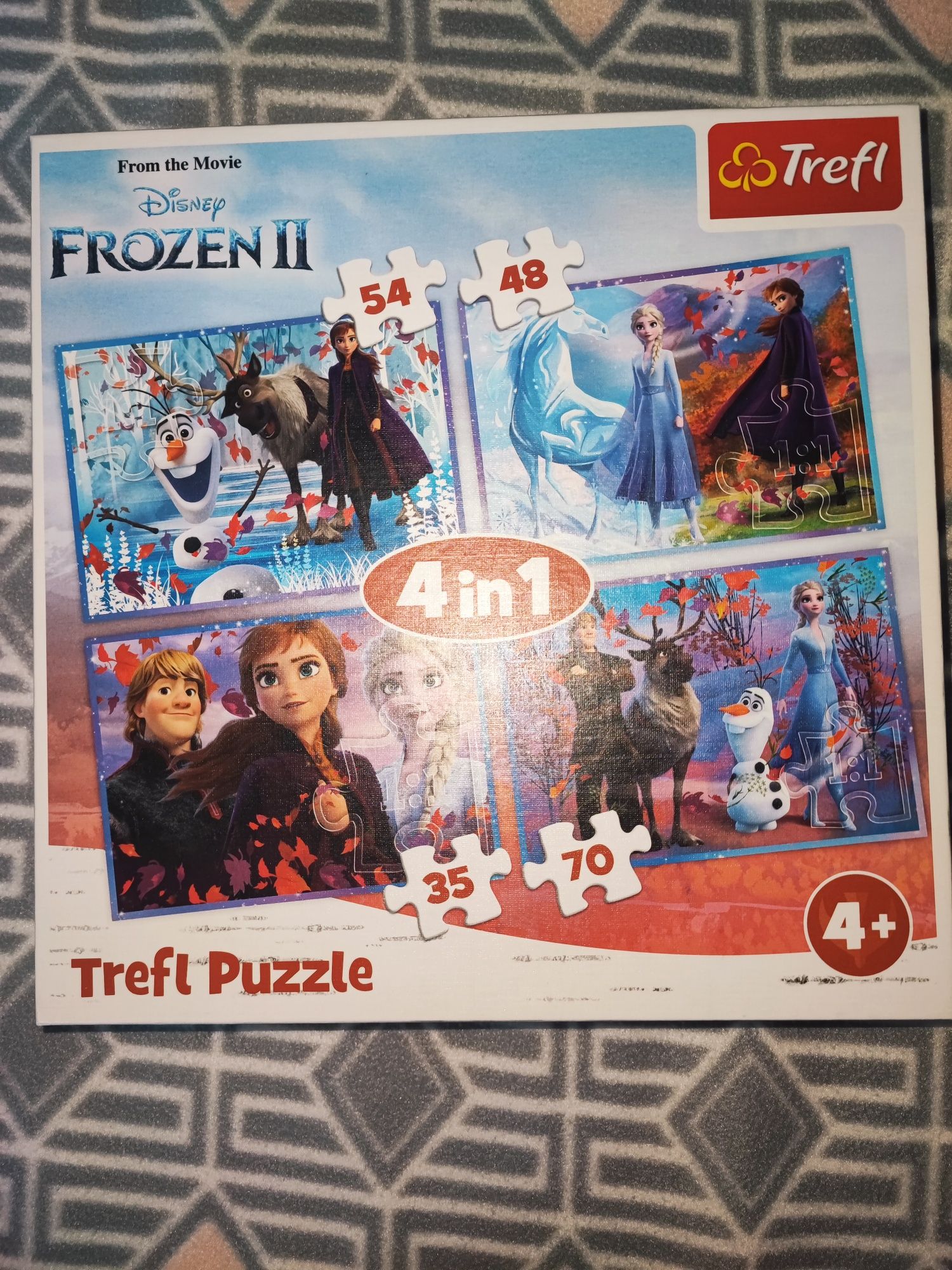 Puzzle Trefl 4 w 1 Frozen II