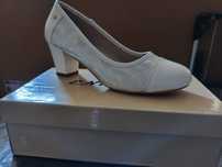 Buty na korku BIAŁE 41