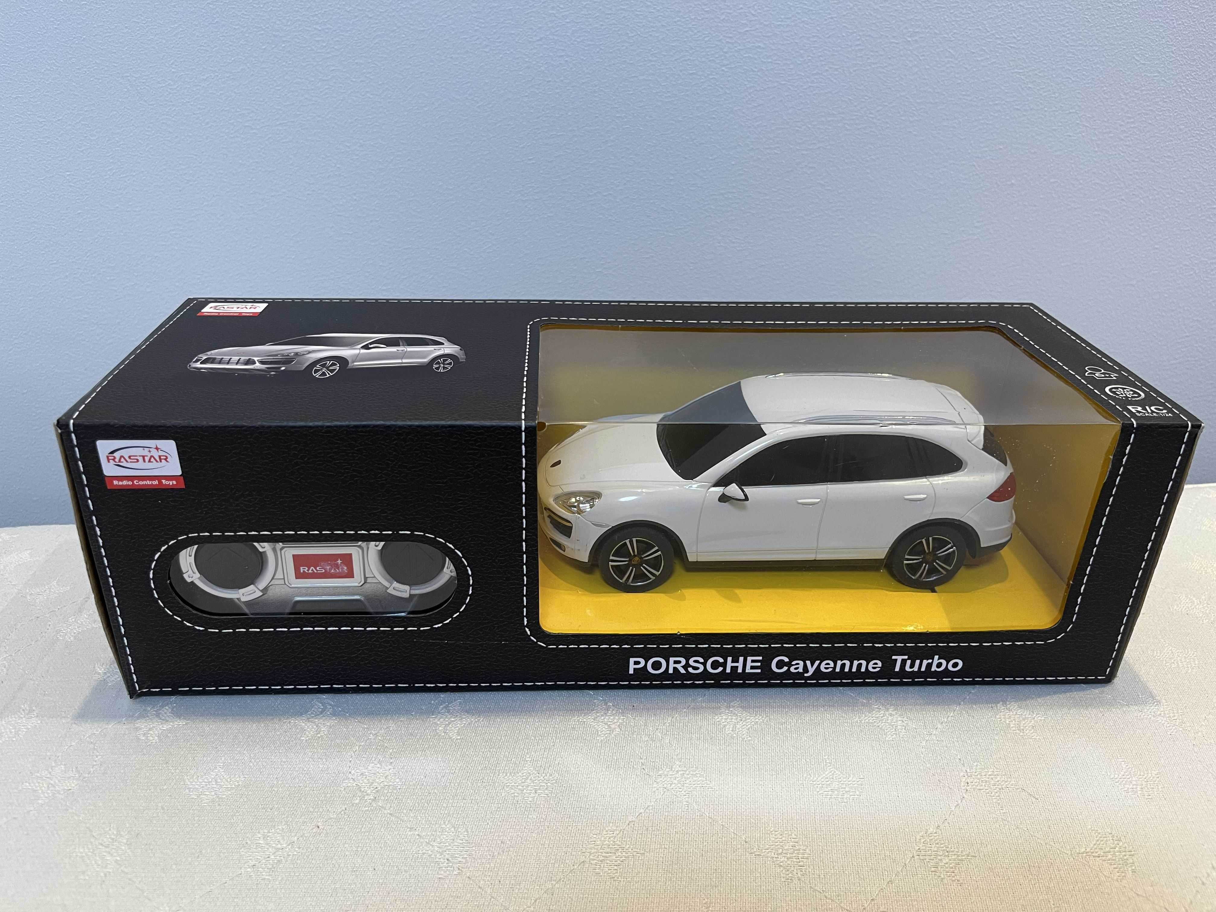 Porsche Cayenne Rastar białe auto zdalnie sterowane