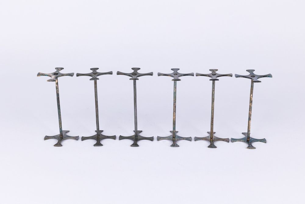 Koziołki podstawki pod sztućce vintage PRL