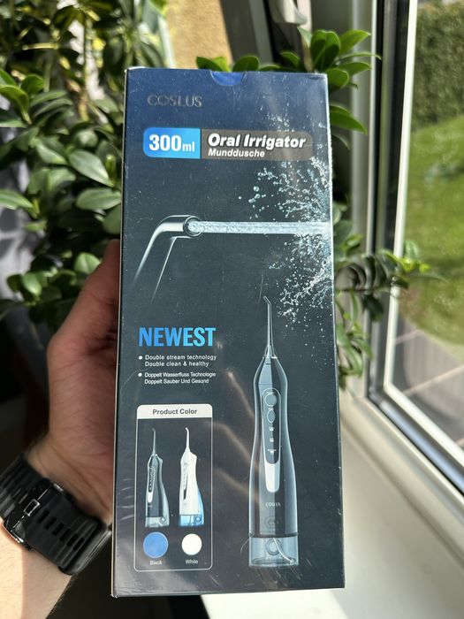 Irygator doustny Coslus F5020E 300 ml bezprzewodowy czarny
