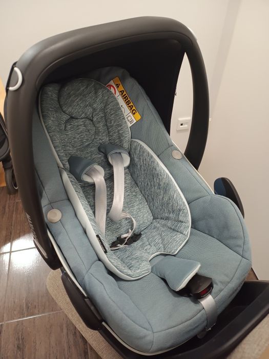 Fotelik Maxi Cosi Pebble Pro i-size +baza +adapter do wózka