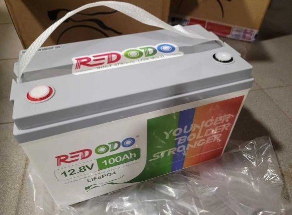 акумулятор redodo lifepo4 12v/100aH з Німеччини